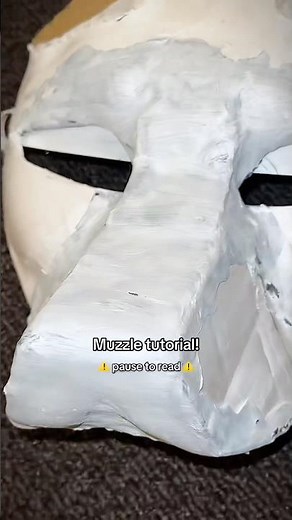 Muzzle tutorial!! {#theriangear #animal mask #furry #therian #therianthropy}