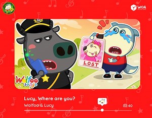 Lucy, what can I do to find you? 😣 #Wolfoo #kids #song | Wolfoo Kids Cartoon