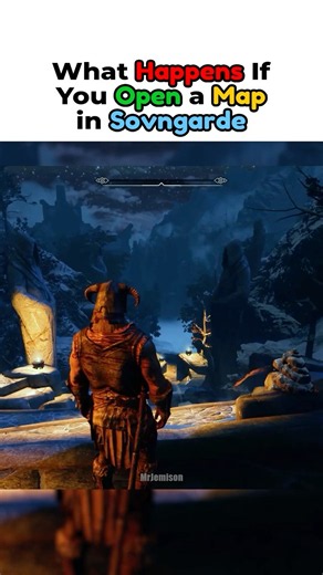 What Happens If You Open a Map in Sovngarde - Skyrim