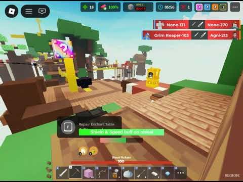 Laggy Roblox Bedwars Gameplay: Lucky blocks 24