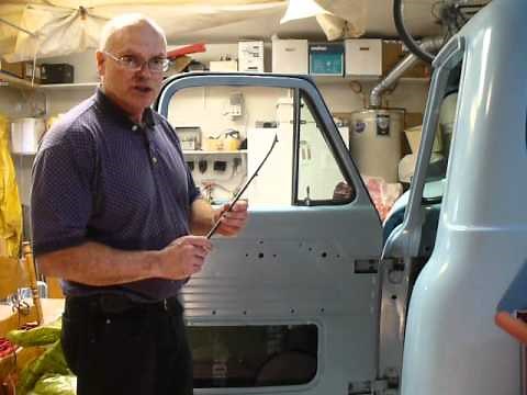 53 54 55 Ford F100 How to Part 4 Installing the anti rattlers or felts