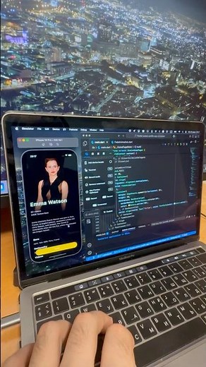 Flutter App: Emma Watson Actor Profile UI! 🎭✨
