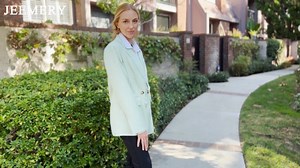 Watch womens casual blazers oversized work blazer jackets on Amazon Live
