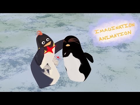 How Penguins greet each other