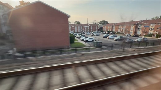 20250605 NJT通勤快车纽瓦克-木桥，1机推8辆的高加速度