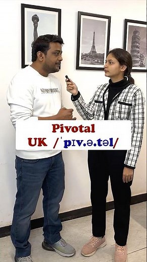 Pivotal British / American Pronunciation #pivotal #english #englishspeaking ‪@englishwithaccent‬