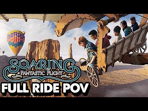 Soaring Fantastic Flight - Full Queue and Ride POV - Tokyo DisneySea