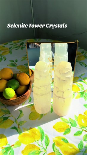 ✨ Selenite — pure light in crystal form. Cleanse your energy, clear your mind.