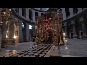 Rare video evidence of Jesus' tomb (inside the Aedicula!). Church of the Holy Sepulchre, Jerusalem