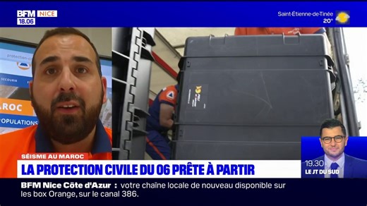 Après le séisme au Maroc, la Protection civile des Alpes-Maritimes est prête à partir sur place | BFM Nice Côte d’azur
