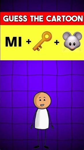 Guess the Cartoon by Emoji 🎭😂 | Brain Test 😳