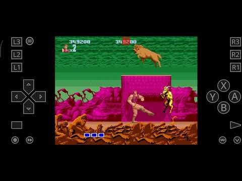 Altered Beast Full gameplay Retroarch mobile cheats mod