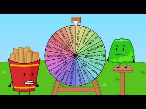 BFDIA 1 but the first word a character says is repeated for every line they say.