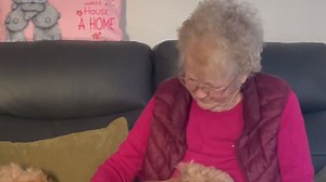 Adorable dog has a heartwarming sing-along with the loving grandma *Wholesome*