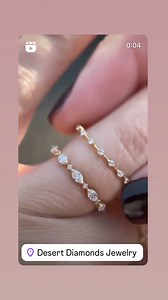 Discover the allure of diamond delicate stackable rings – the latest...