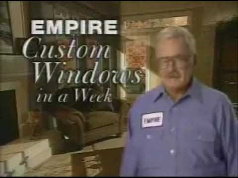 Empire Today Commercial: Custom Windows Within a Week (2002 and 2003 verisons)
