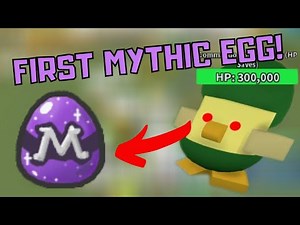 First ever mythic egg from commando chick || Bee Swarm Simulator