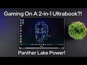 Gaming On a 2-in-1 Ultrabook! MSI Prestige 14 Flip AI+ First Look