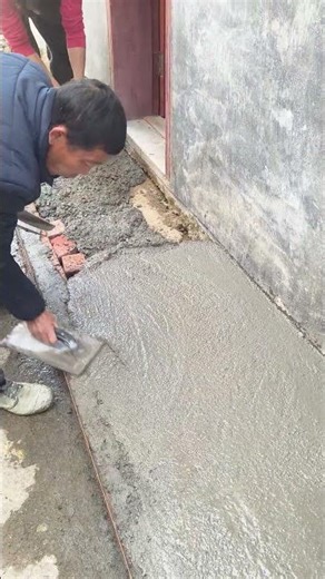 Concrete pavement construction process