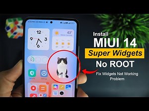 Install MIUI 14 Super Widgets On Any Xiaomi Phone Without ROOT | Perfectly Working On MIUI 13