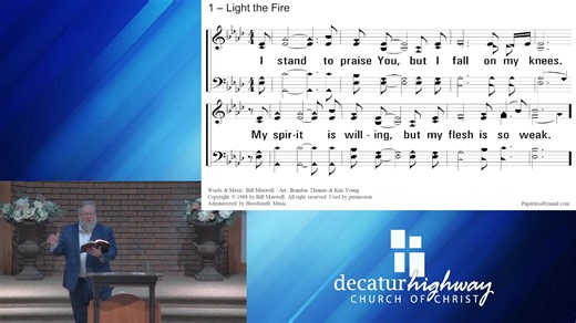 March 1, 2026 | Supremacy of the Son - John McMath | Decatur Highway Church of Christ