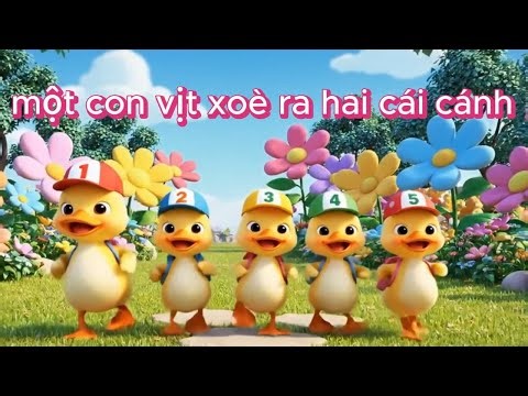 Một Con Vịt Xòe Ra Hai Cái Cánh 🦆 | Nhạc Thiếu Nhi Sôi Động Hay Nhất | Chú Vịt Con Lông Vàng #0