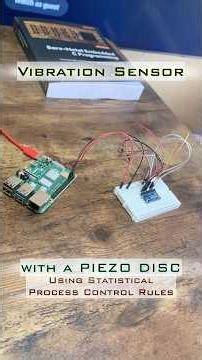Anomaly detection on vibration sensor (piezo disc)