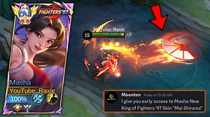 466K views · 7.5K reactions | Masha New King of Fighters '97 Skin "Mai Shiranui" is finally here!! (early access) | Raxie | Facebook