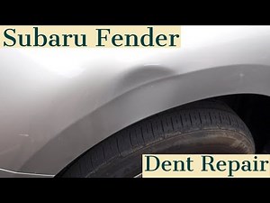 Subaru Fender Paintless Dent Removal