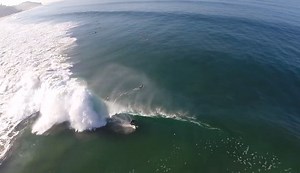 Bird's Eye View of Reef McIntosh's Double Barrel at Epic Zuma | The Inertia