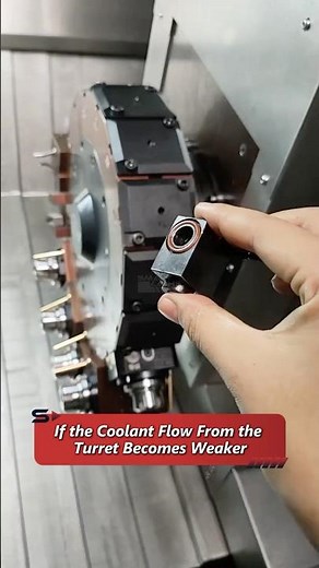 Fix Weak Coolant Flow From The Turret. #cnc