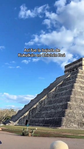 ✨ Kukulkán 🐉 llegó a Chichén Itzá ✨#chichenitza #viajes #chichenitzamexico #cancun #rivieramaya