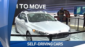 Self-driving car technology on display in Detroit