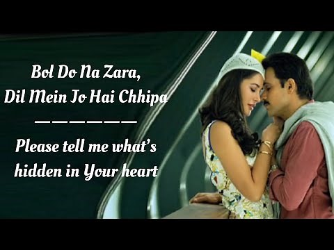 Bol Do Na Zara Song English Translation || Armando Malik || Azhar
