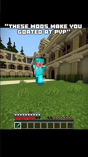 These Mods make you GOATED at PvP #minecraft