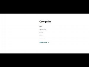 Create a Show More, Show Less button with JavaScript