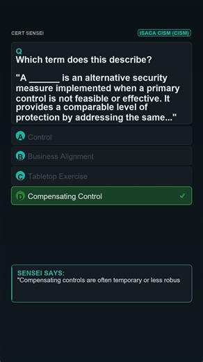ISACA CISM Glossary #1