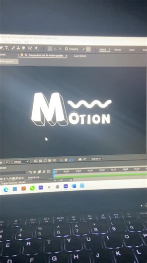 Motion graphics text 3d #motiongraphics #animation #aftereffects #graphicdesign #text