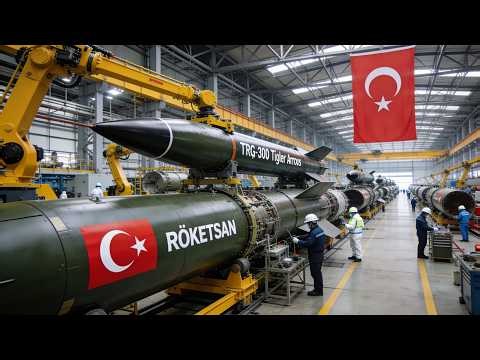 Inside the TRG-300 Tiger Plant: Building Turkey's Devastating Rocket Artillery
