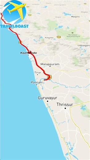 NH 66 Route Map | India's Coastal Highway🛣️ #HN66 #Map #Highway