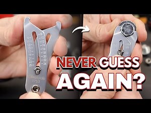 Never Guess The Bolt Size Again With Our Sizefinder Keychain! Part: 1753 📹‪@lastbesttool‬