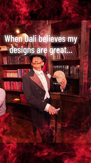 Who can argue with the maestro himself? From one unique artist to another 😌 At 24/7 Unique Designs we believe in individuality and passion, not perfection. But again, define perfect... #clothingbrand #handdrawn #uniquedesigns #twentyfourseven #apparel