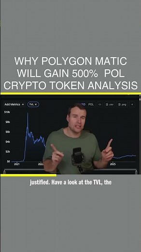 Why Polygon Matic Will Gain 500% 🤩 POL Crypto Token Analysis