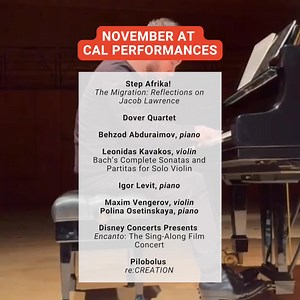 From Grammy-award winners to an extraordinary step dance group, 𝑵𝒐𝒗𝒆𝒎𝒃𝒆𝒓'𝒔 𝒈𝒐𝒕 𝒊𝒕 𝒂𝒍𝒍! | Cal Performances