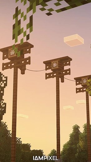 Minecraft Electricity Poles Tutorial