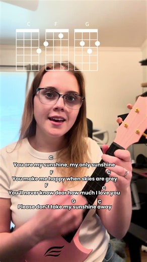 Dd you do it?!🏝️ beginner/easy ukulele songs | you are my sunshine tutorial #ukulele #fyp #shorts