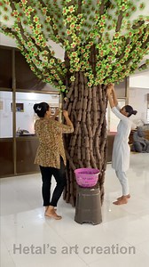 273K views · 986 reactions | Reuse plastic bottle idea - tree making #tree #bottle #diy #reuse #creativity | Hetal's Art - Creation | Facebook
