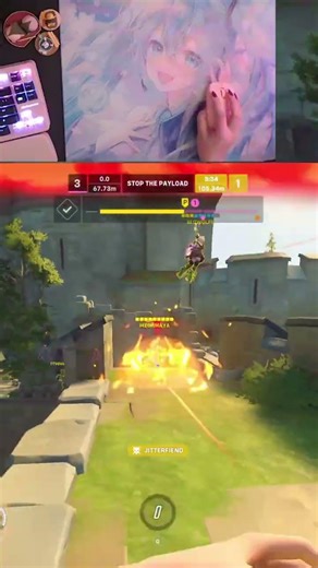 beware of this ashe #overwatch2 #cod #ashe #funny #cute #girl