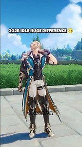 Evolution of Genshin Idle Animations #genshinimpact #genshin #shorts