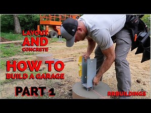 How to To Do Concrete Piers For A Garage